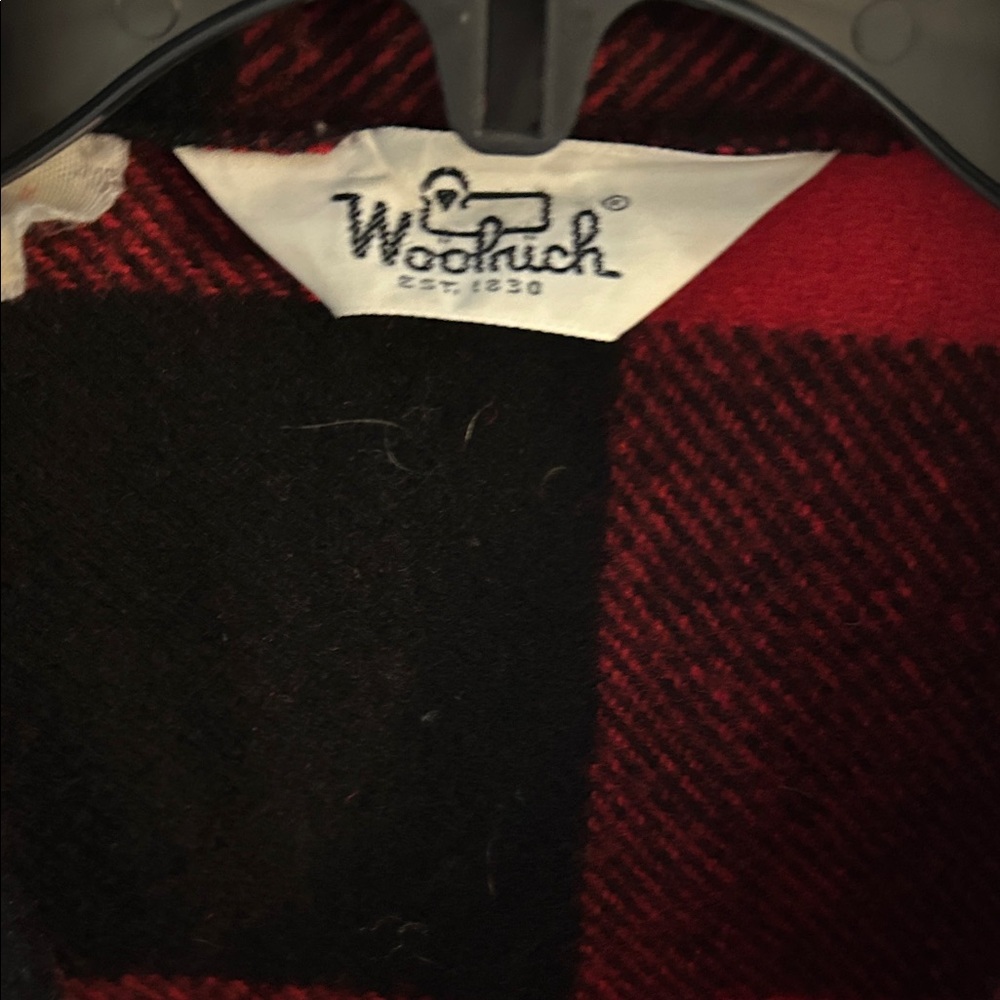 Woolrich Red and Black Plaid Jacket - Picture 2 of 8